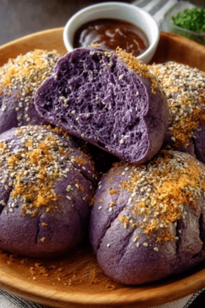 Ube Pandesal Cloud Bread