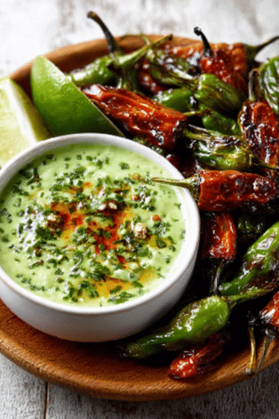 harred Shishito Pepper & Lime Dip