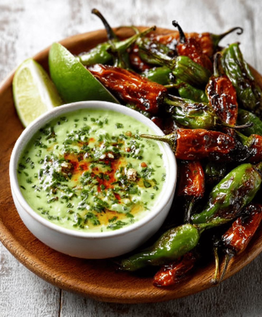 harred Shishito Pepper & Lime Dip
