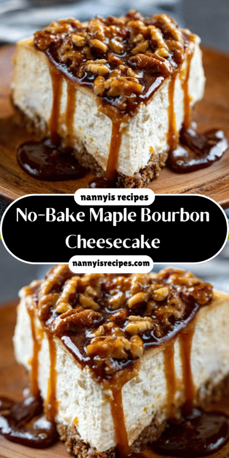 No-Bake Maple Bourbon Cheesecake: A Creamy Delight Awaits! 4 10 3