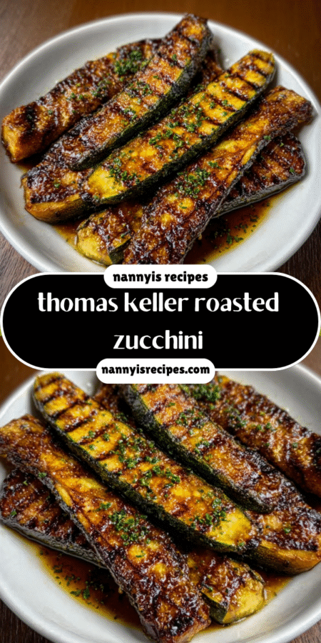 Thomas Keller Roasted Zucchini: A Must-Try Recipe!