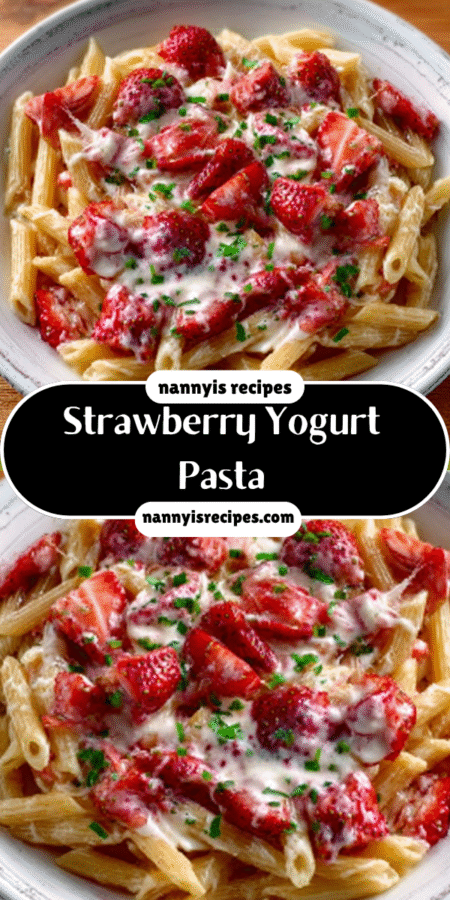 Strawberry Pasta with Yogurt Sauce: A Fresh Twist! 7 11 2