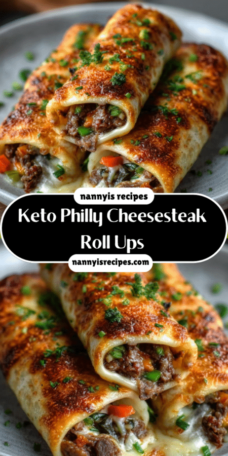 Keto Philly Cheesesteak Roll Ups: A Quick Delicious Meal! 4 12 3