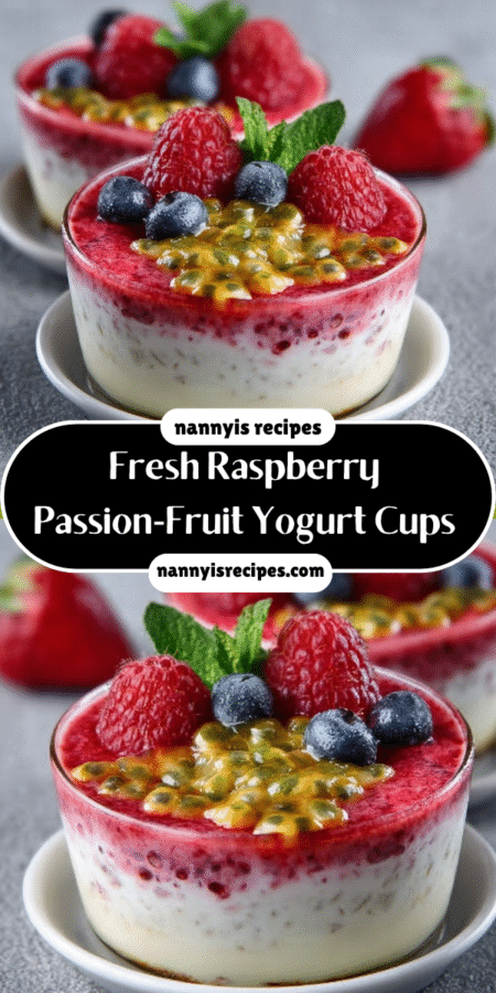#1 Irresistible Raspberry Passion-Fruit Yogurt Cups – A Delightful Summer Treat 7 17 5