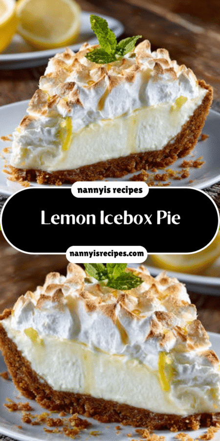 Lemon Icebox Pie is the perfect summer dessert! 7 18 2