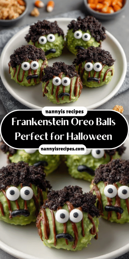 Frankenstein Oreo Balls Perfect for Halloween Delight! 4 18 3
