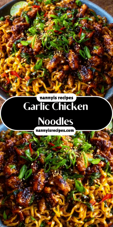 20-Minute Crispy Garlic Chicken Noodles: Quick & Delicious! 4 19