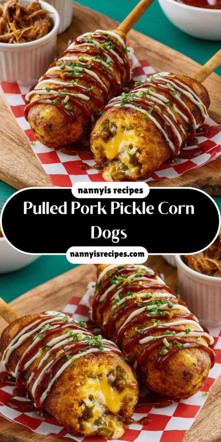 Yummy Pulled Pork & Pickle Corn Dogs: A Must-Try Recipe Today! 7 21 2