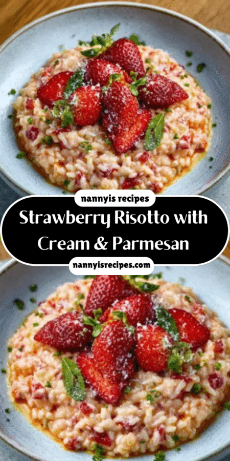 Strawberry Risotto with Cream & Parmesan: A Unique Twist! 4 21 4