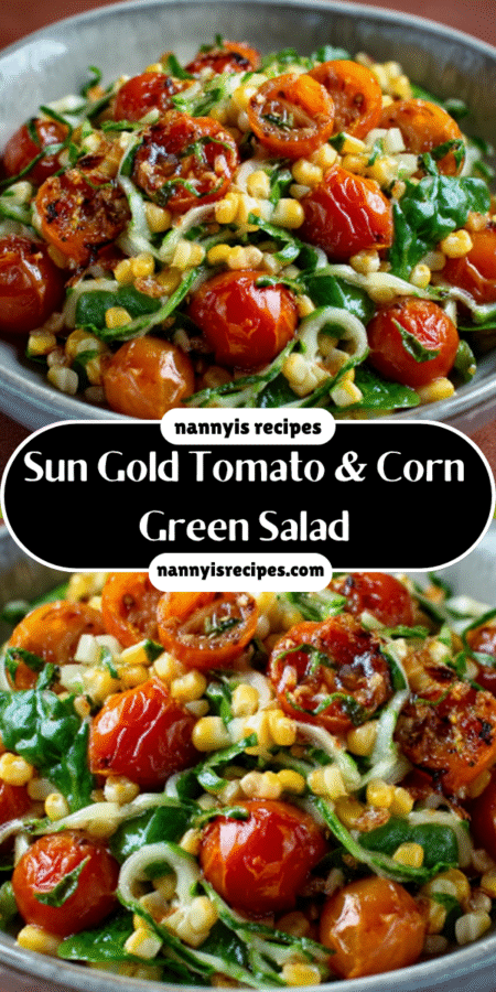 Sun Gold Tomato & Corn Green Salad: A Fresh Delight! 7 22 6