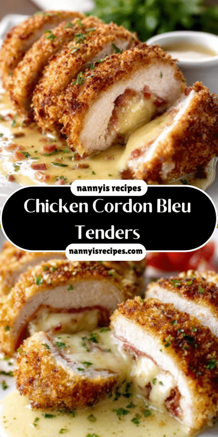 Chicken Tender Cordon Bleu Recipe You Must Try Today! 4 24 1