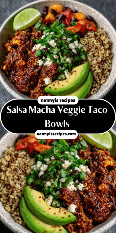 Salsa Macha Veggie Taco Bowls that you'll crave! 7 24 5