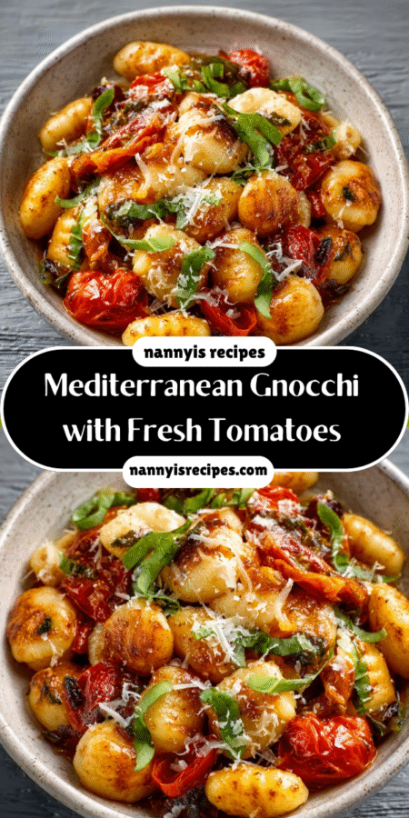 Mediterranean Gnocchi with Fresh Tomatoes: A Delightful Recipe! 4 27 3