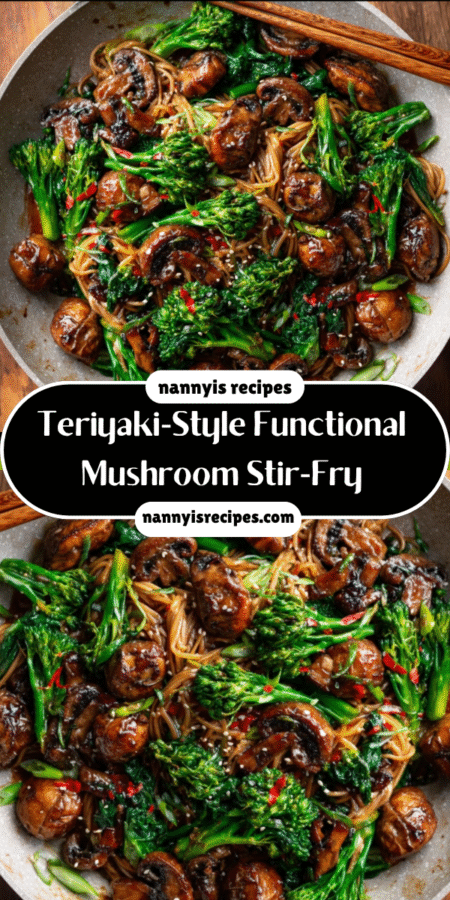 Teriyaki-Style Functional Mushroom Stir-Fry for Flavorful Health! 7 32 2