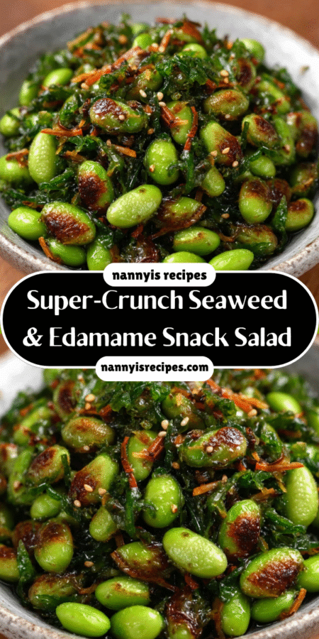 Super‑Crunch Seaweed & Edamame Snack Salad delightfully refreshes! 7 33 2