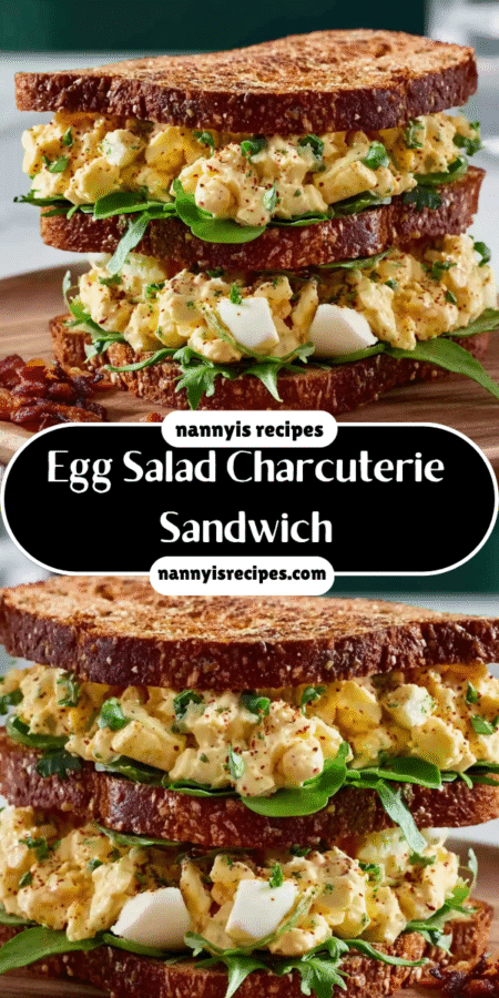 Charcuterie-style Egg Salad Sandwich: A Tasty Twist! 4 4 2