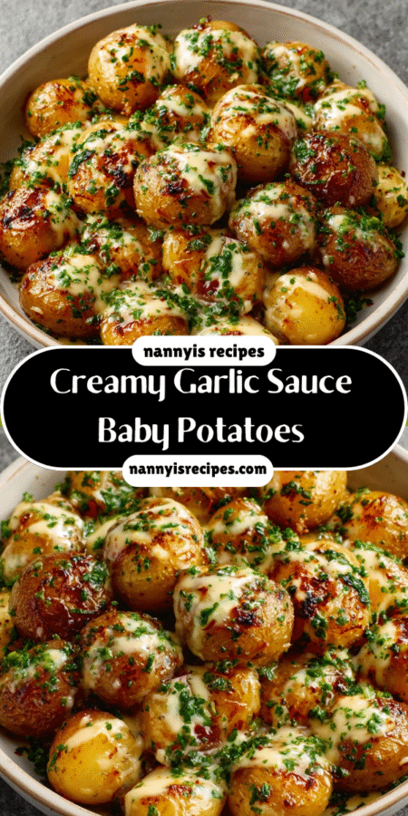 Creamy Garlic Sauce Baby Potatoes that Wow Your Tastebuds! 7 4 3
