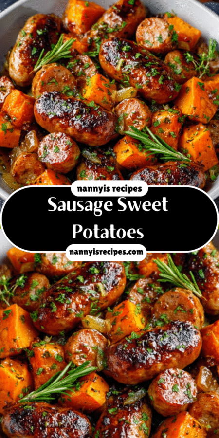 Sausage and Sweet Potatoes with Honey Garlic Sauce delights your taste buds! 4 47