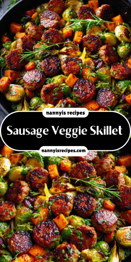 FALL DINNER: Enjoy a Sausage and Veggies Skillet Today! 4 48