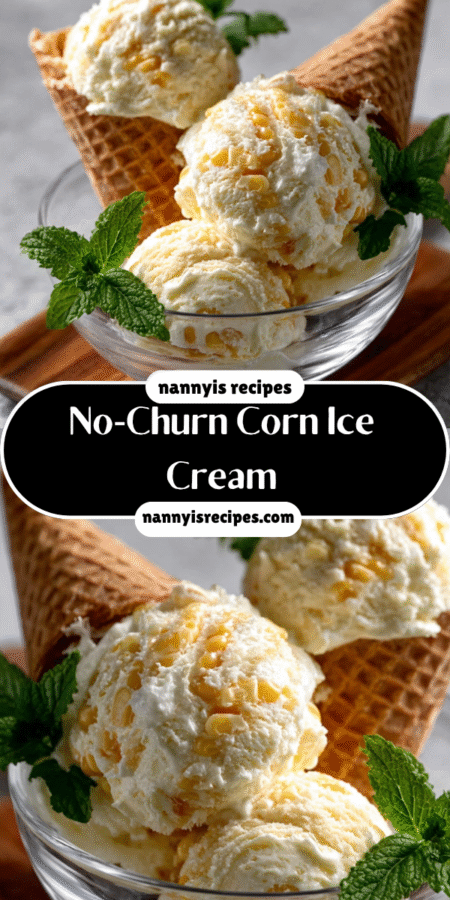No‑Churn Corn Ice Cream: A Creamy Summer Delight! 7 5 6