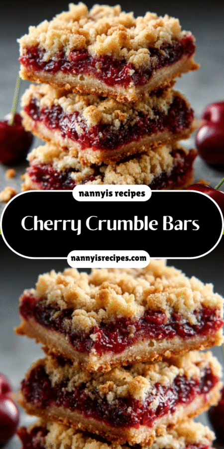 Cherry Crumble Bars: Delight in This Easy Recipe! 7 6 2