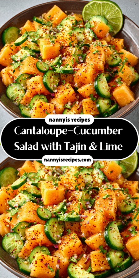 Cantaloupe–Cucumber Salad