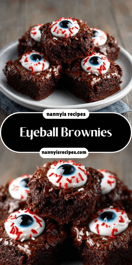 Eyeball Brownies: A Spooky Treat for Halloween Fun! 7 7 3