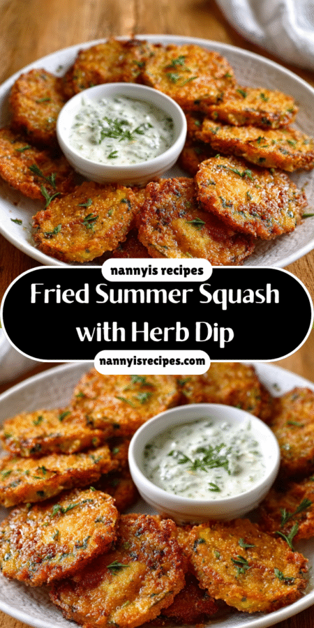 Super #1 Fried Summer Squash with Herb Dip: A Delicious Treat! 7 7 5