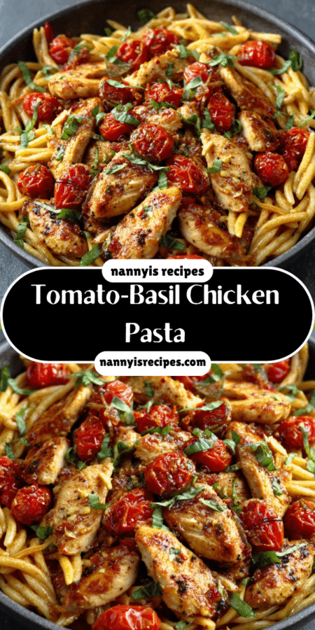 Tomato‑Basil Chicken Pasta: A Quick, Delicious Dinner! 7 9 5