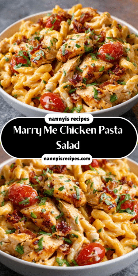 Marry Me Chicken Pasta Salad