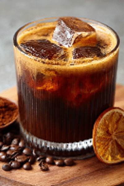 Adaptogenic Brown‑Sugar Coffee Mocktail