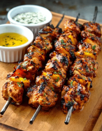 Al Pastor–Style Chicken Skewers