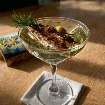 Anchovy Vermouth Martini