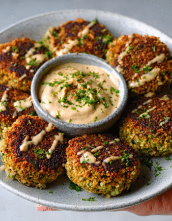 Baked Falafel with Tahini Sauce Recipe