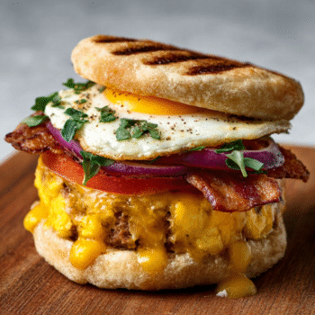 Current image: Big‑Batch English Muffin Breakfast Sandwiches