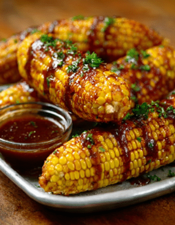 Brown‑Sugar & Molasses‑Glazed Grill Corn