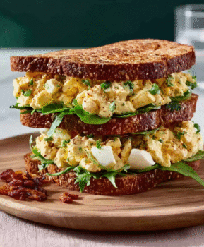 Charcuterie-style Egg Salad Sandwich
