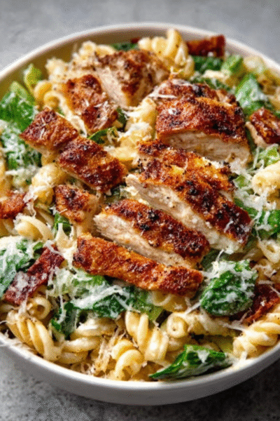 Chicken Caesar Pasta Salad