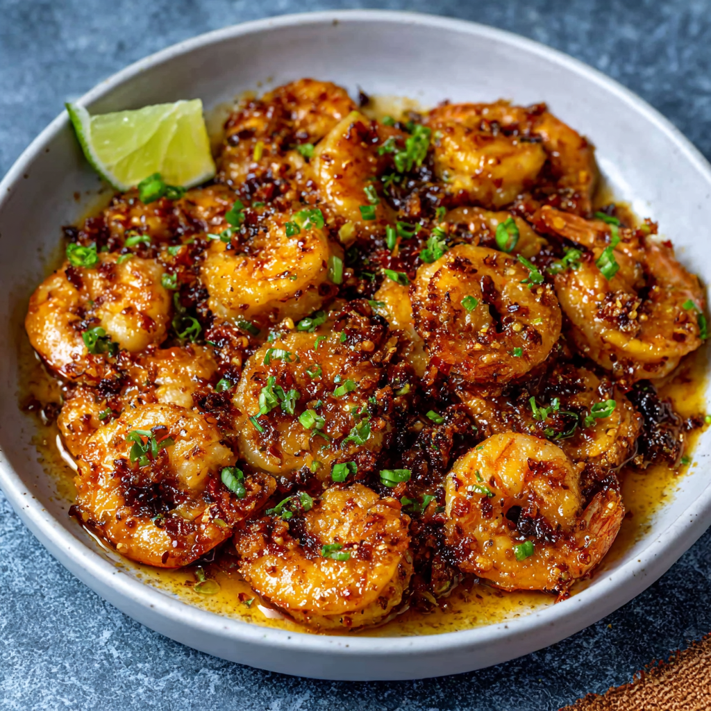 Copycat Chili Crisp Shrimp