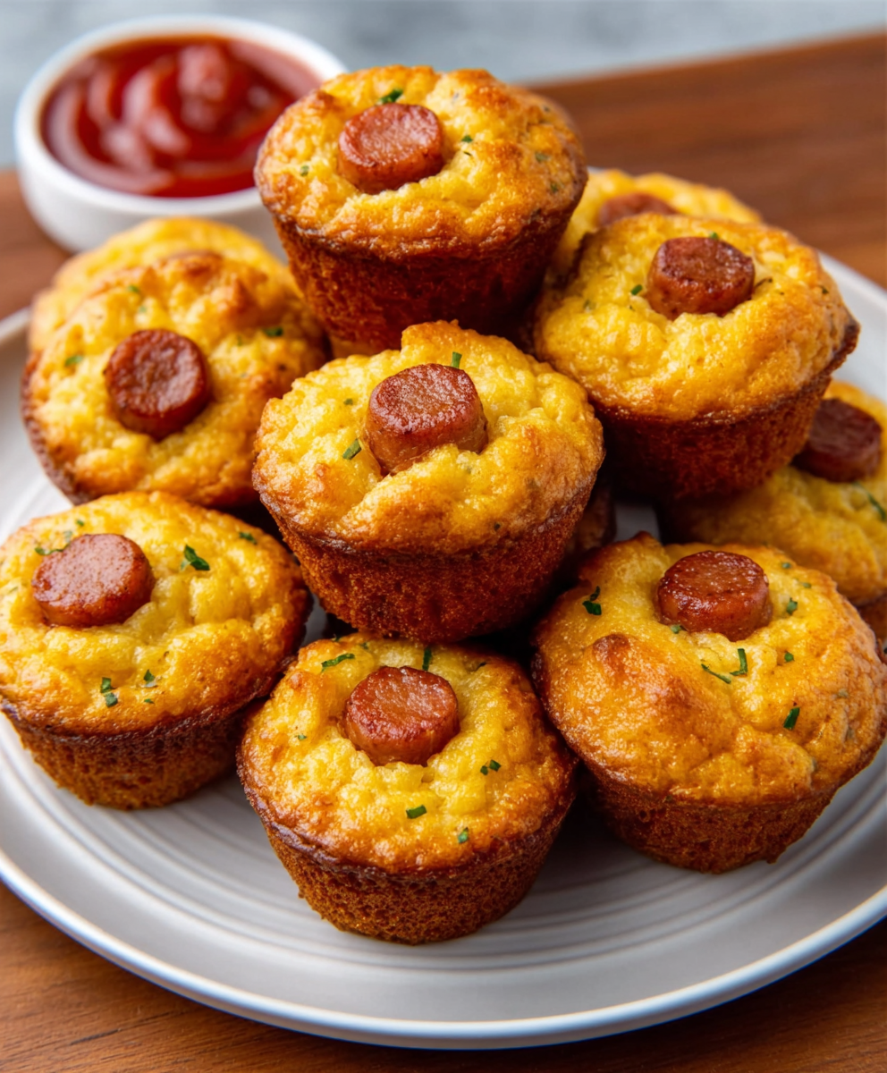 Corn Dog Muffins
