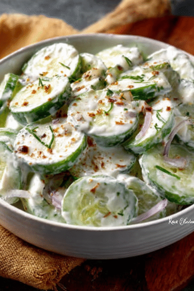 Creamy Cucumber Salad