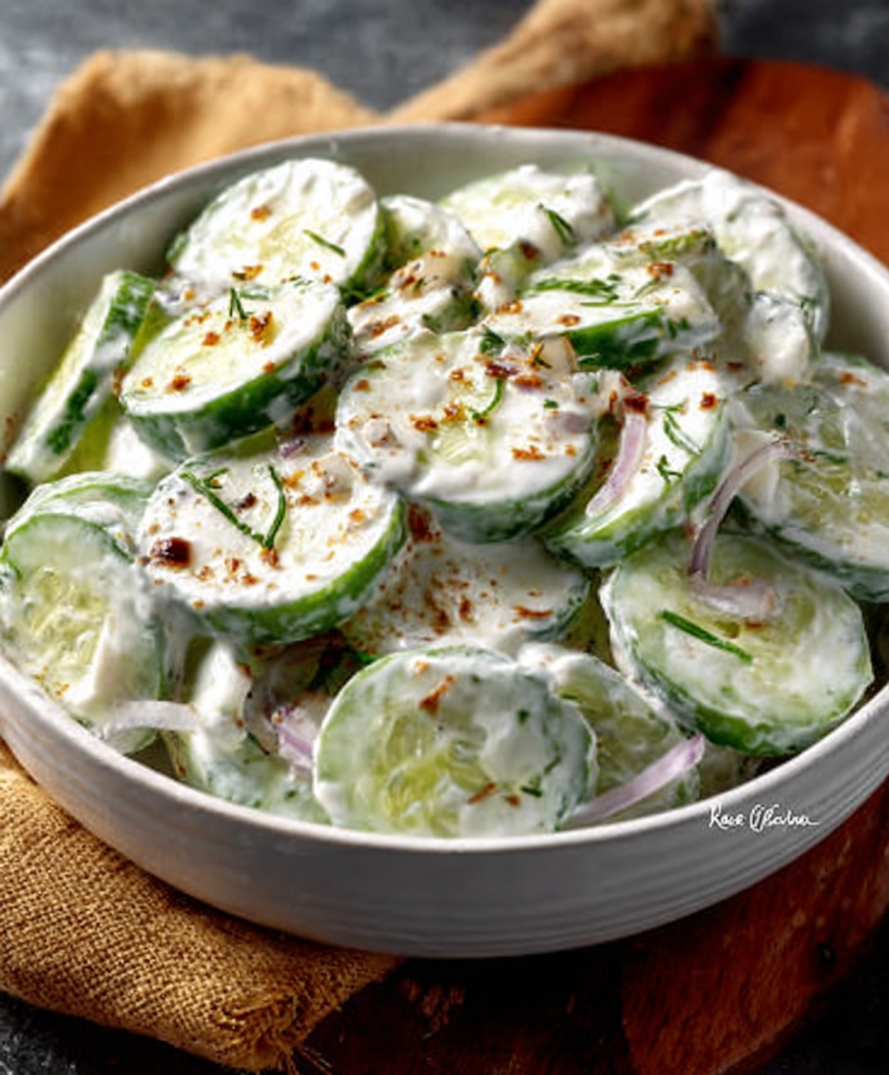 Creamy Cucumber Salad