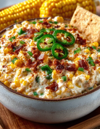 Creamy Jalapeño Corn Dip