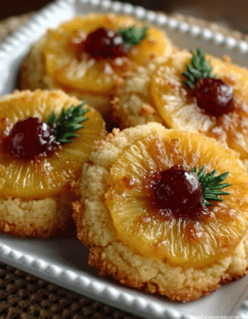 Delicious Pineapple Upside Sugar Cookies Recipe