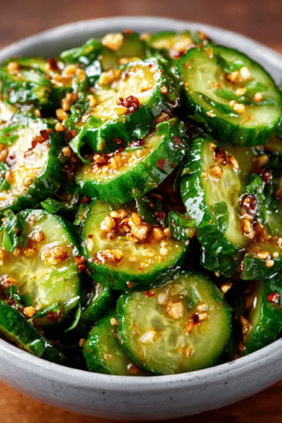 Easy Asian Cucumber Salad