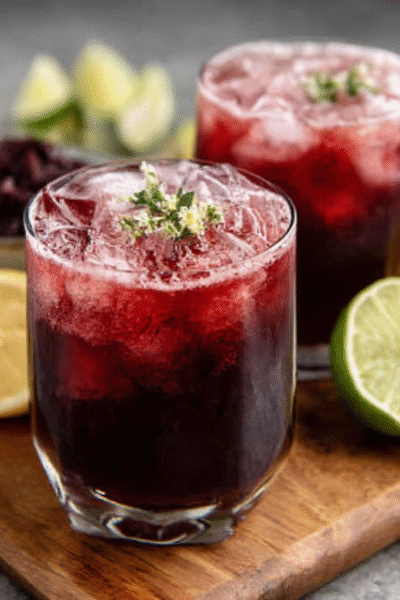 Elderflower & Hibiscus Sparkling Cooler