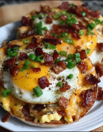 English Muffin Breakfast Pizza