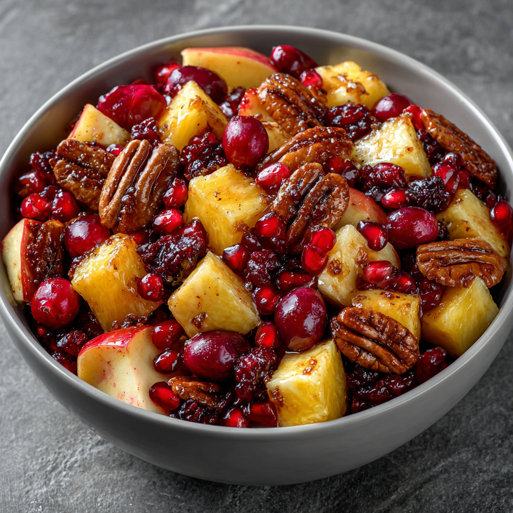 Fall Fruit Salad For Thanksgiving And Christmas