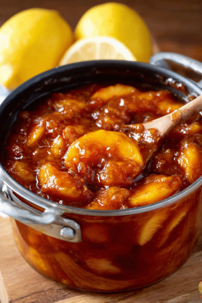 Homemade Peach Pie Filling