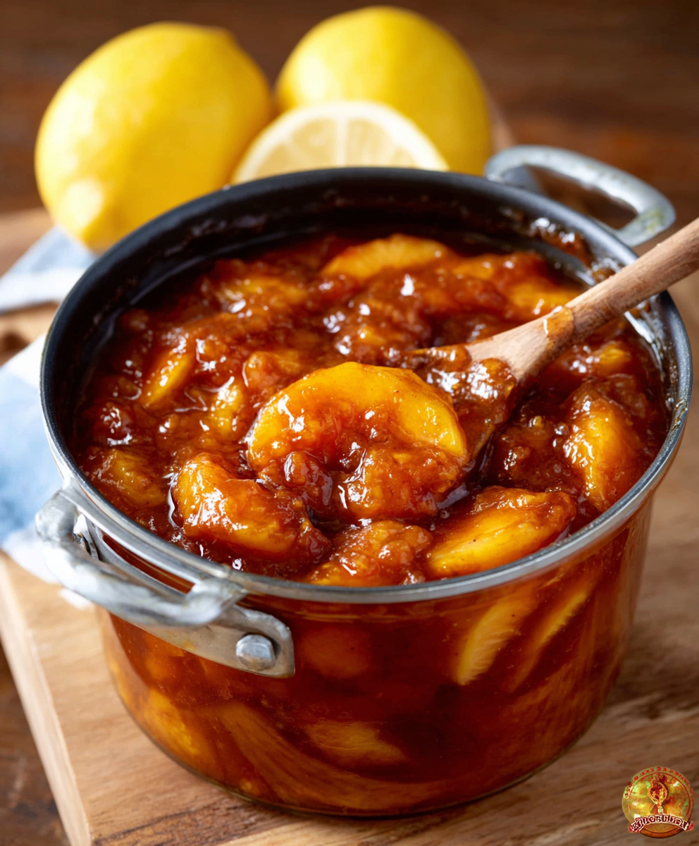 Homemade Peach Pie Filling